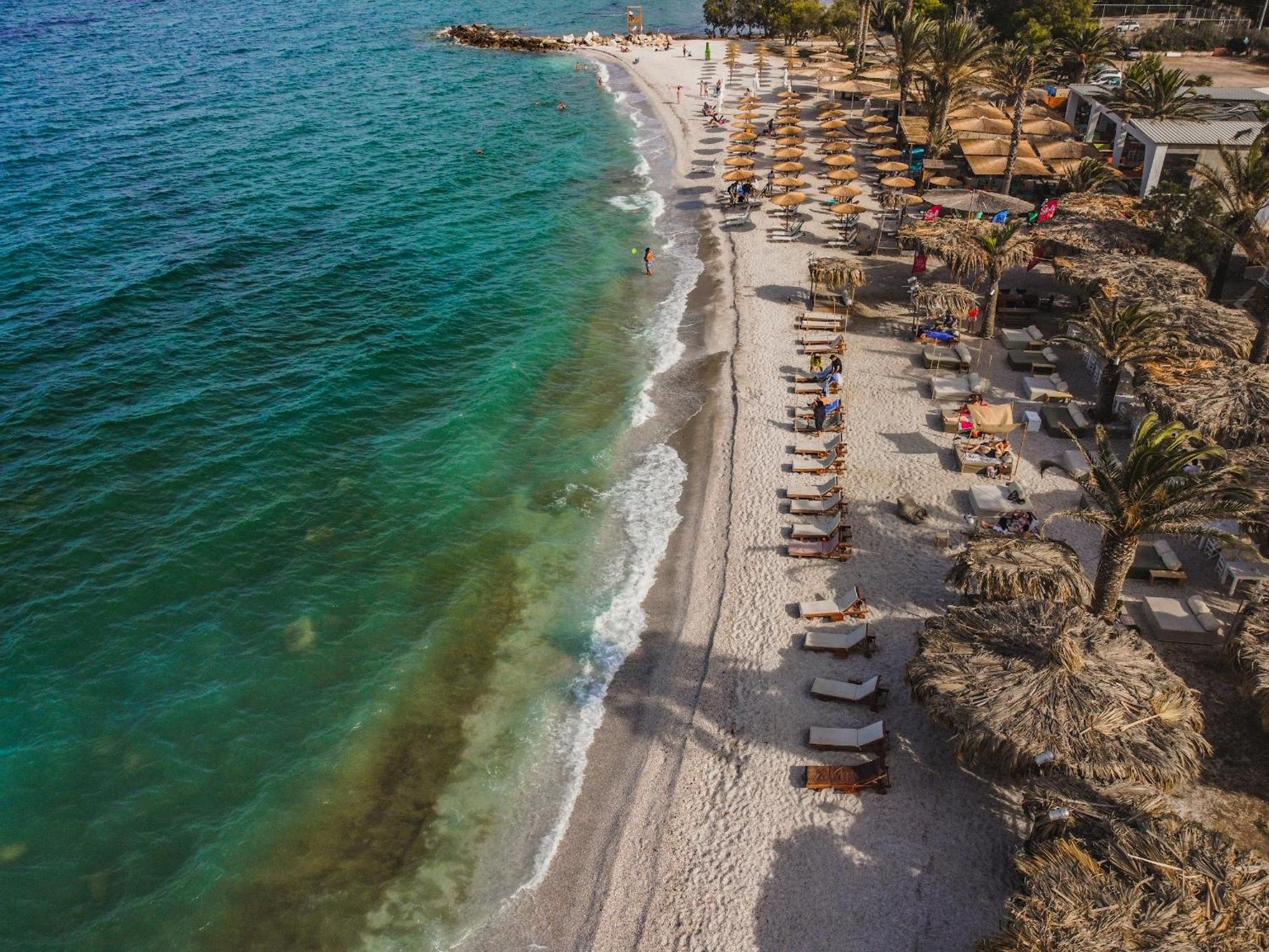 Tiki Beach Studios Néa Mákri Buitenkant foto