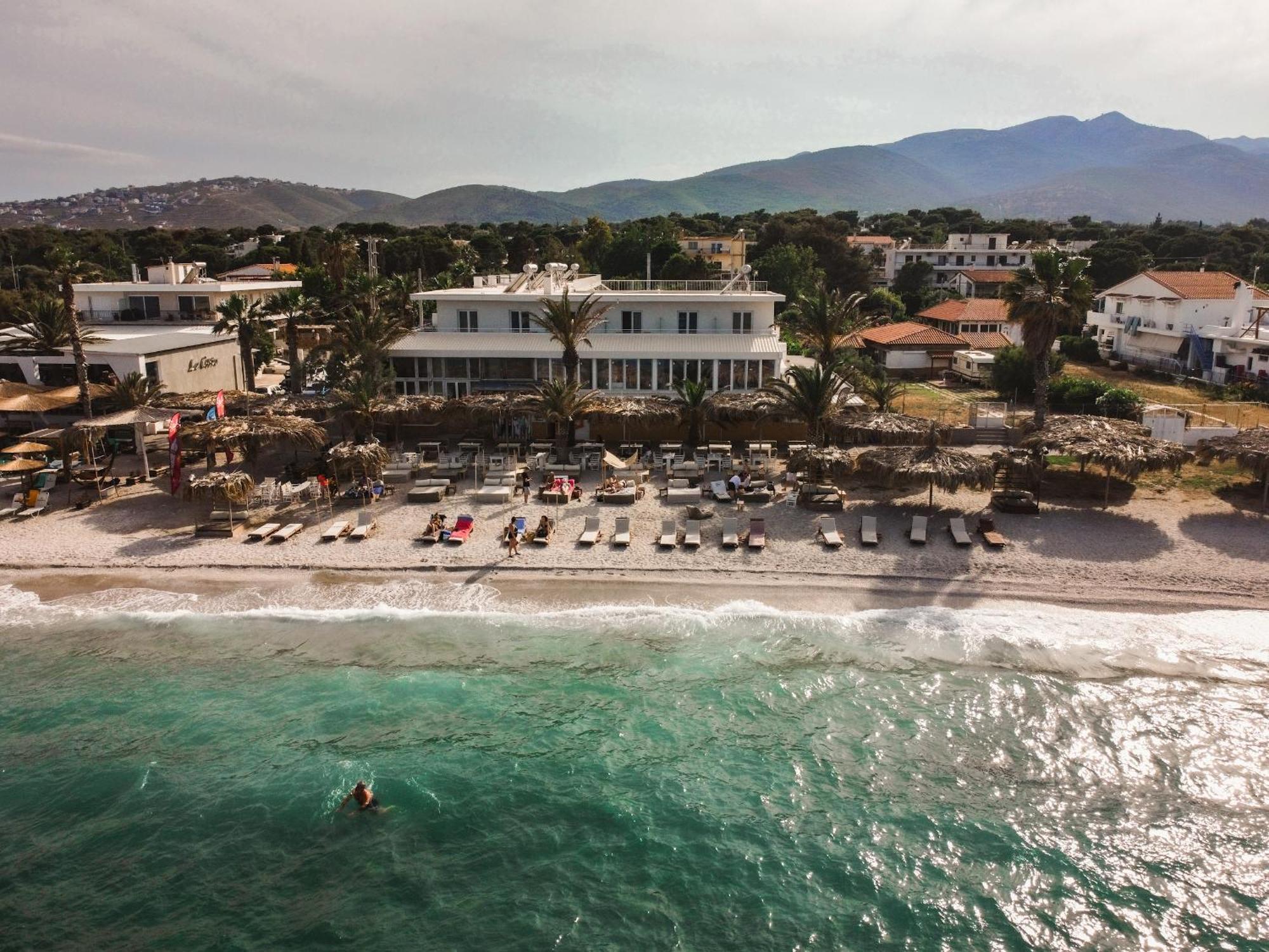 Tiki Beach Studios Néa Mákri Buitenkant foto